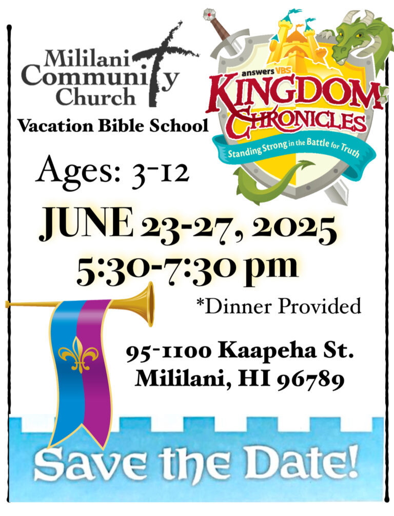 Vacation Bible School Event: Kingdom Chronicles